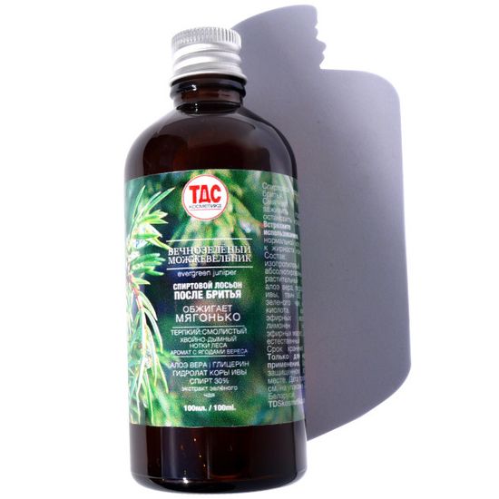Спиртовой лосьон ТДС Вечнозеленый можжевельник, 100 мл. стекло