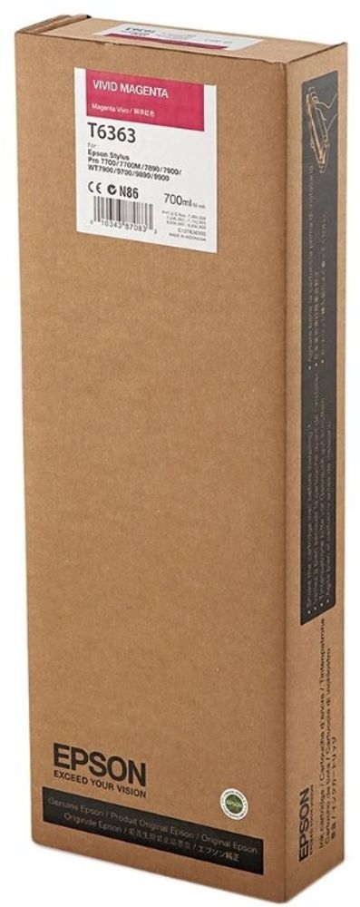 Картриджи Epson C13T636300 с чипом пурпурный (magenta)
