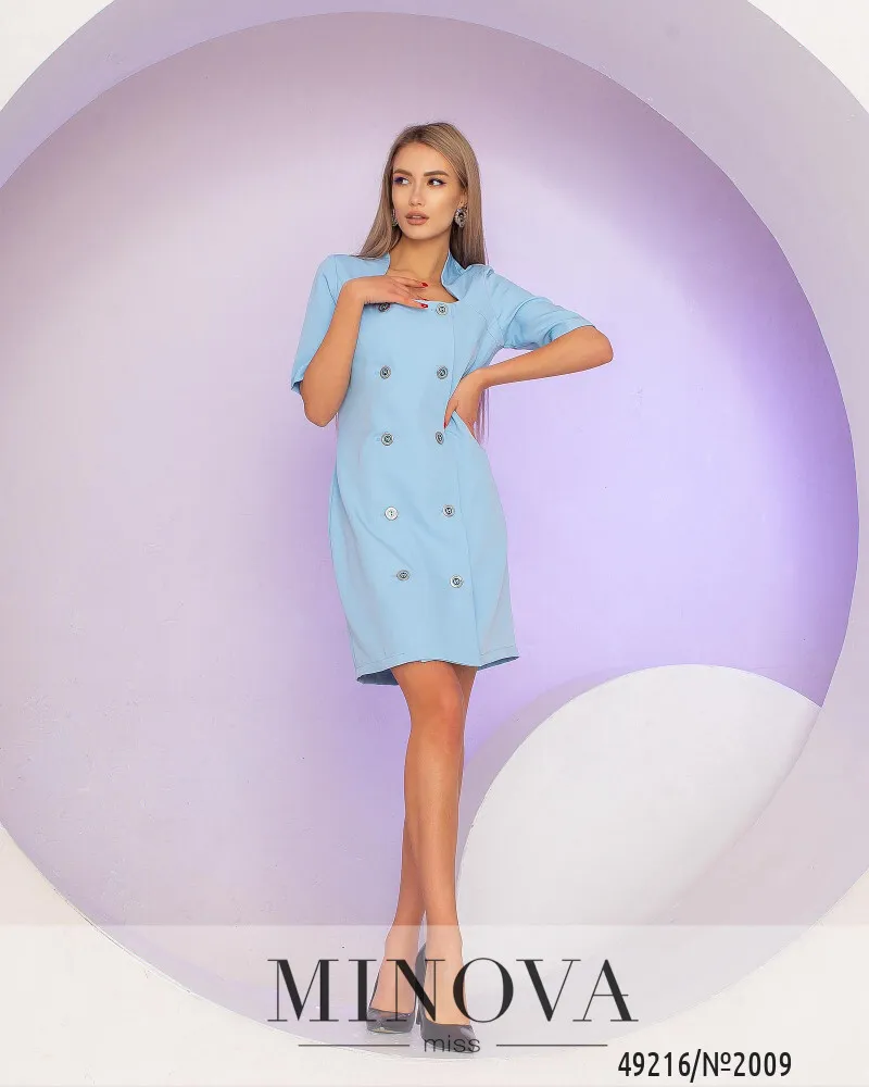 Платье 2009-голубой Minova