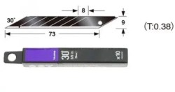 TAJIMA CB39RB 9мм 30градусов в футляре 10шт