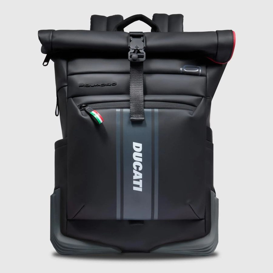 Рюкзак ролл-топ Piquadro Ducati/Nero