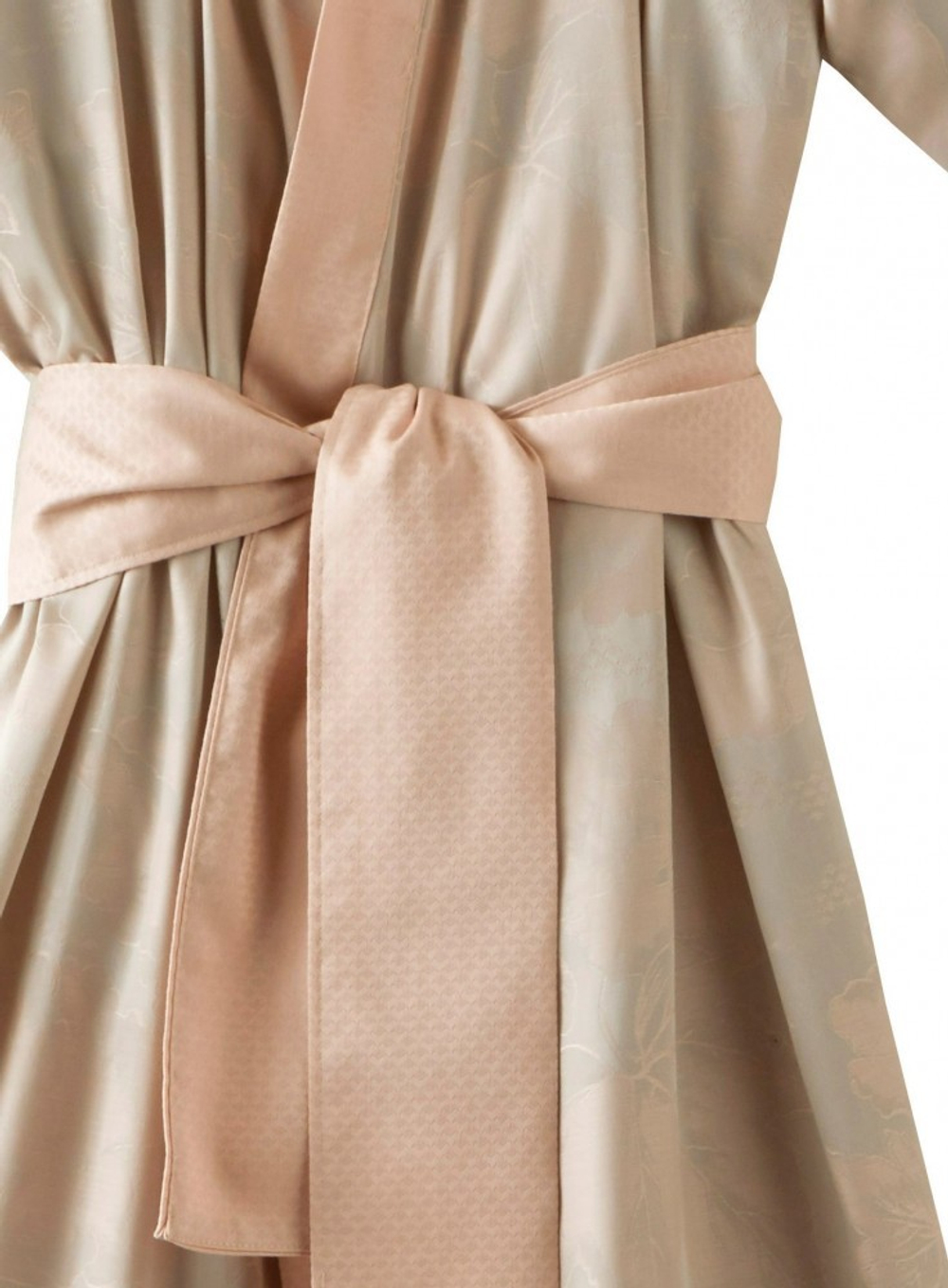 Халат хлопковый Blanc des Vosges Reseda poudre