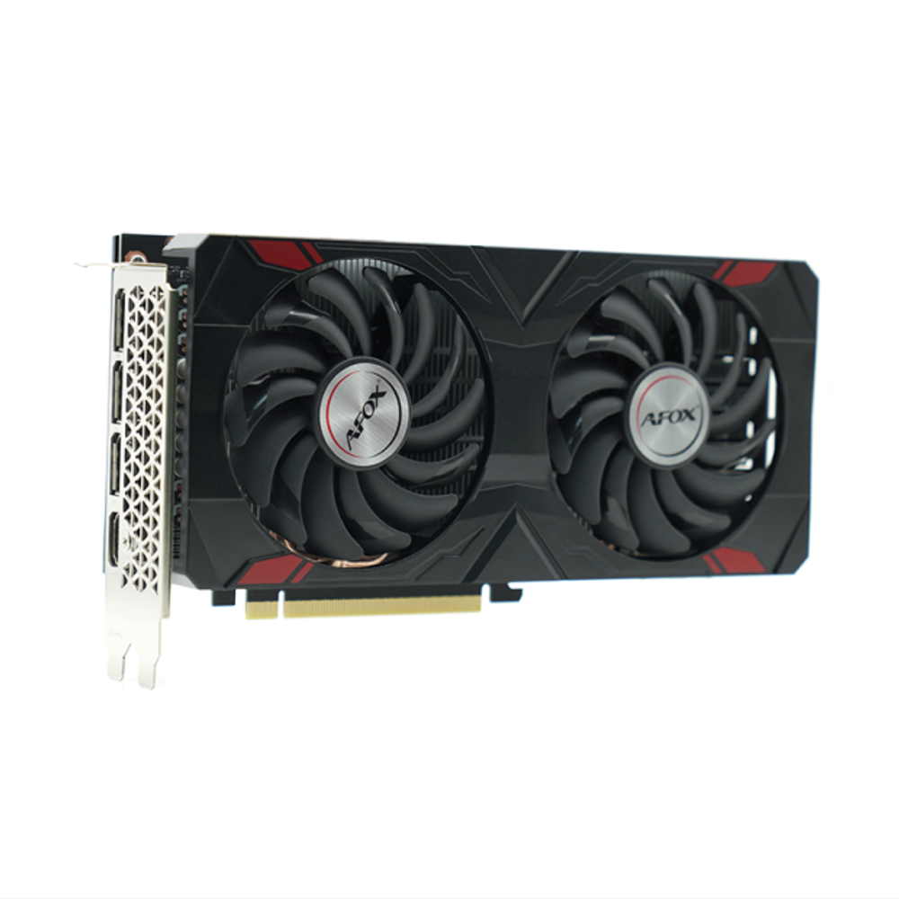 Видеокарта AFOX NVIDIA GeForce RTX3050, 8Гб GDDR6, 128 бит, Retail, PCIe4.0, 2xFAN, 2-SLOT, 90Вт, HDMI, 3xDP (AF3050-8GD6H4-V4)