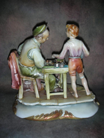 Статуэтка. Фарфор. У сапожника. Capodimonte. Италия