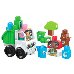 Fisher-Price Mega Bloks - Эко-мусоровоз Набор блоков EKO HDL06
