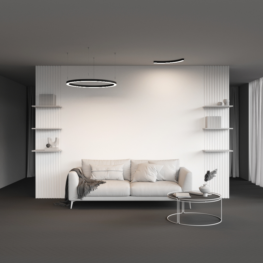 Профиль Led Strip ALM-3535R-B-D-90°-0.8M