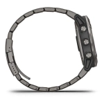 Спортивные наручные часы Garmin Fenix 6X Pro Solar титановый с титановым браслетом 010-02157-24