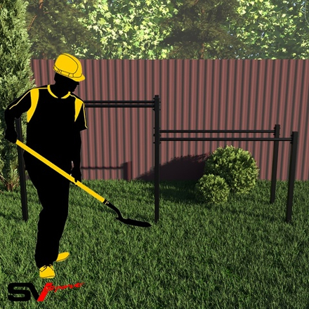 Монтаж уличных брусьев Sv Sport (УБ-4)