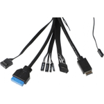 Корпус Formula V Line Crystal Z9M Black, mATX, без БП