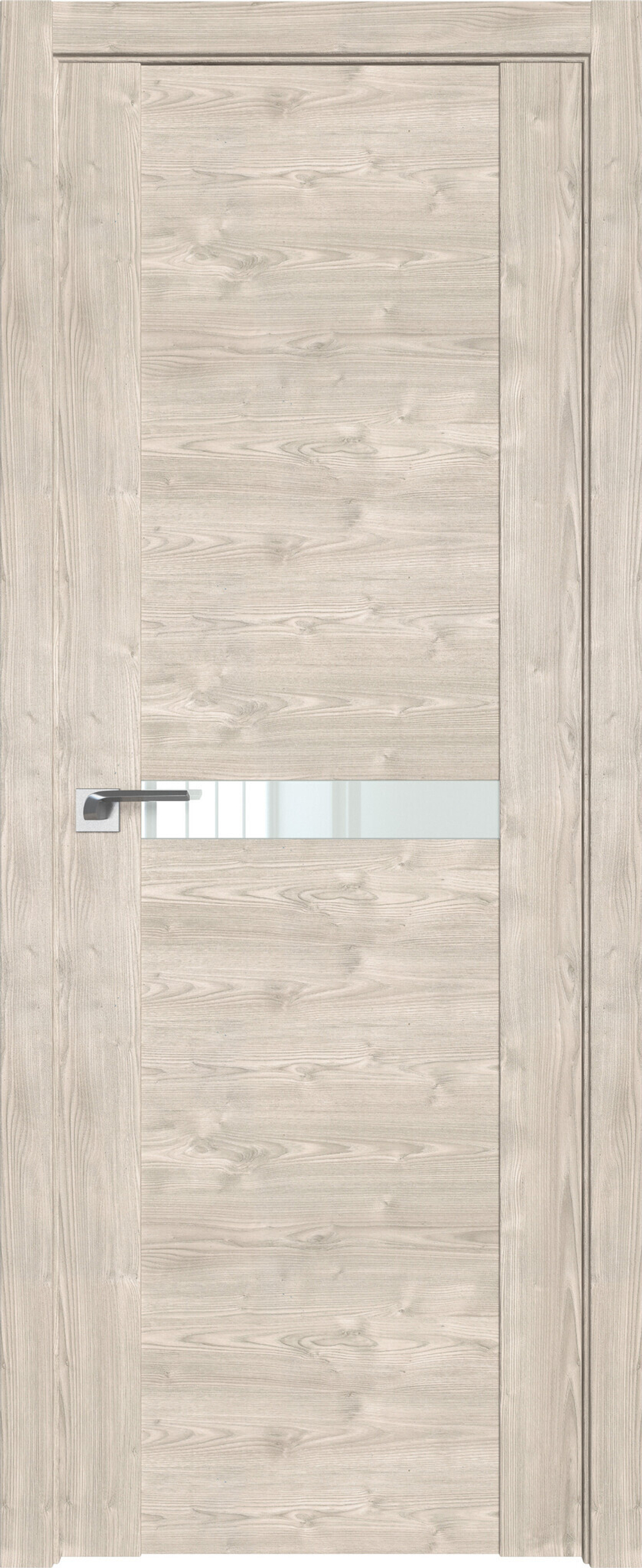 [ТОВАРА НЕТ В НАЛИЧИИ] Дверь межкомнатная Профиль Дорс 2.01 XN, цвет светлый каштан, полипропилен, стекло белый лак