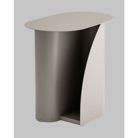 Журнальный столик Yvaine металл темно-серый