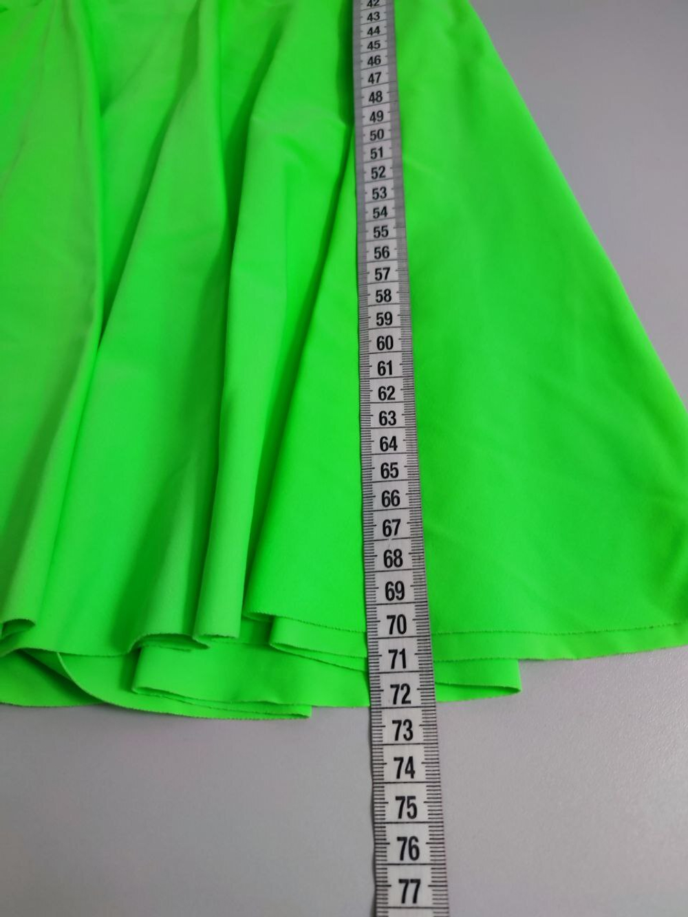 Купальник гимнастический с юбкой яркий на 12 лет