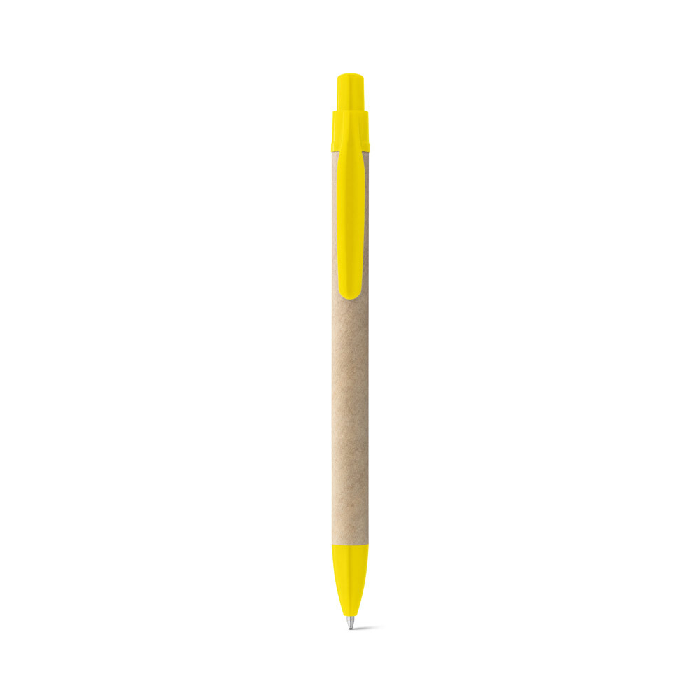 REMI. Шариковая ручка из крафт-бумаги с зажимом
