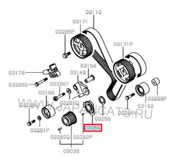 Шайба шкива коленвала Mitsubishi / пластина / RVLT-MD184901