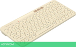 Клавиатура A4Tech Fstyler FBK36C AS бежевый (FBK36C AS)