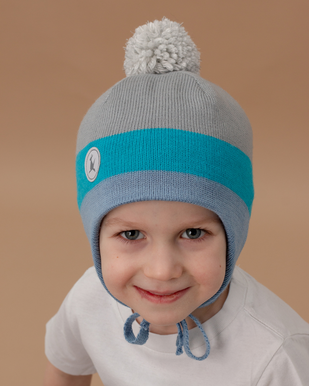 Шапка весенняя/осенняя вязаная КОДИ (Альпы)