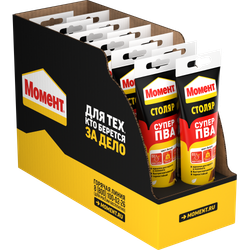 Клей Момент 3000291 Супер ПВА в тубе 125 гр. ШБ | Клеи бытовые и универсальные