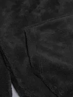 Худи Hardlunch плюшевый черный