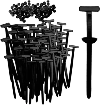 Стяжка 90мм x 4мм от 20мм до 90мм, 50 шт., Нейлон