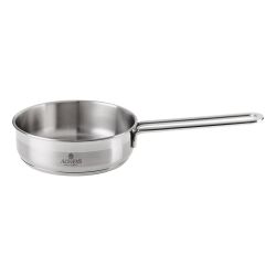 СКОВОРОДА AGNESS PROFESSIONAL 16Х5 СМ, 0,9 Л ВЫСОКОКАЧЕСТВЕННАЯ НЕРЖ СТАЛЬ 18/10 ИНДУКЦИОННОЕ ДНО