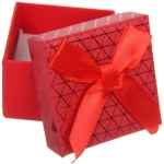 Коробка подарочная «Абстракция» 5*5*3,5 см, Красный