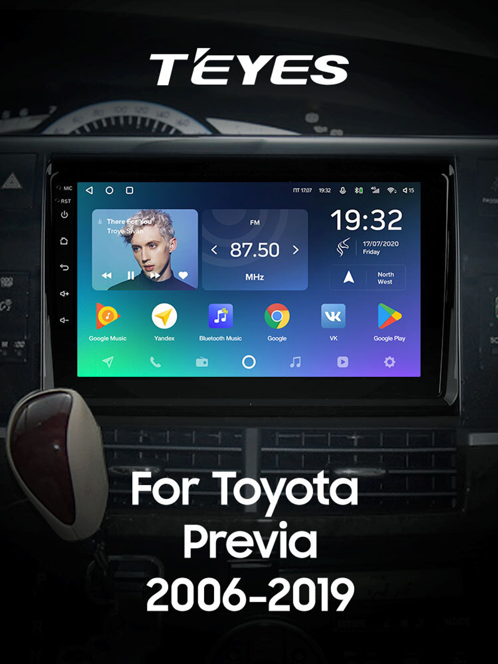 Teyes SPRO Plus 9" для Toyota Previa 2006-2019