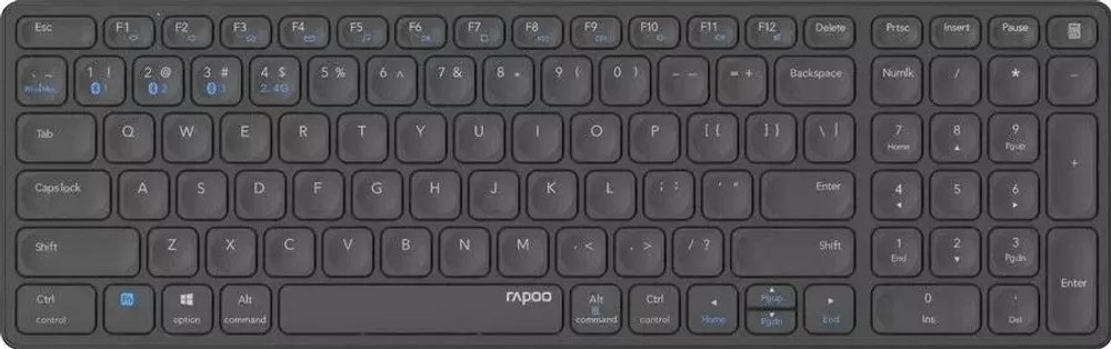 Клавиатура Rapoo E9700M Grey беспроводная 14515