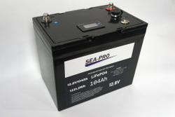 Аккумуляторы SEA-PRO (LiFePo4 сборка завода ГЕЛ класс А, IP66) 104А/Ч