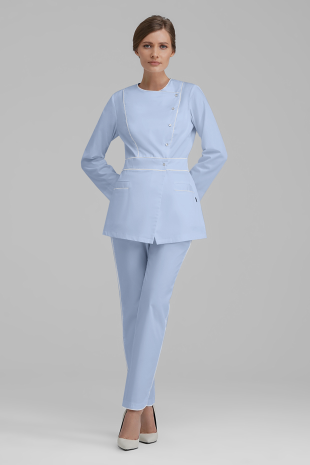 Медицинский женский жакет "Монстерра" new