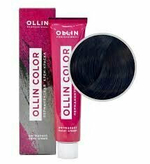 OLLIN COLOR 1/0 иссиня-черный 100 мл Перманентная крем-краска для волос