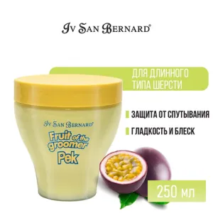 Восстанавливающая маска Iv San Bernard Fruit of the Groomer Maracuja для длинной шерсти с протеинами