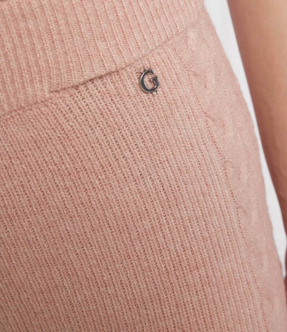 леггинсы sweater GUESS - пудро-розовый(W1BR08 Z2QA0)