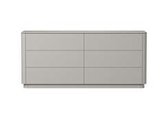 Комод Tammi 6 ящиков ширина 170 см (серо-бежевый)