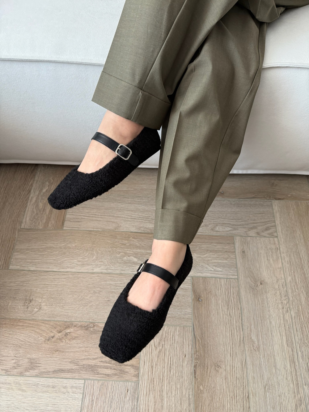 Балетки шерпа