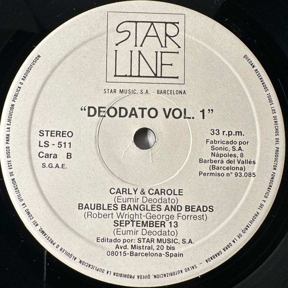 Deodato - 2001 Also Sprach Zarathustra 2LP (Европа 1986г.)