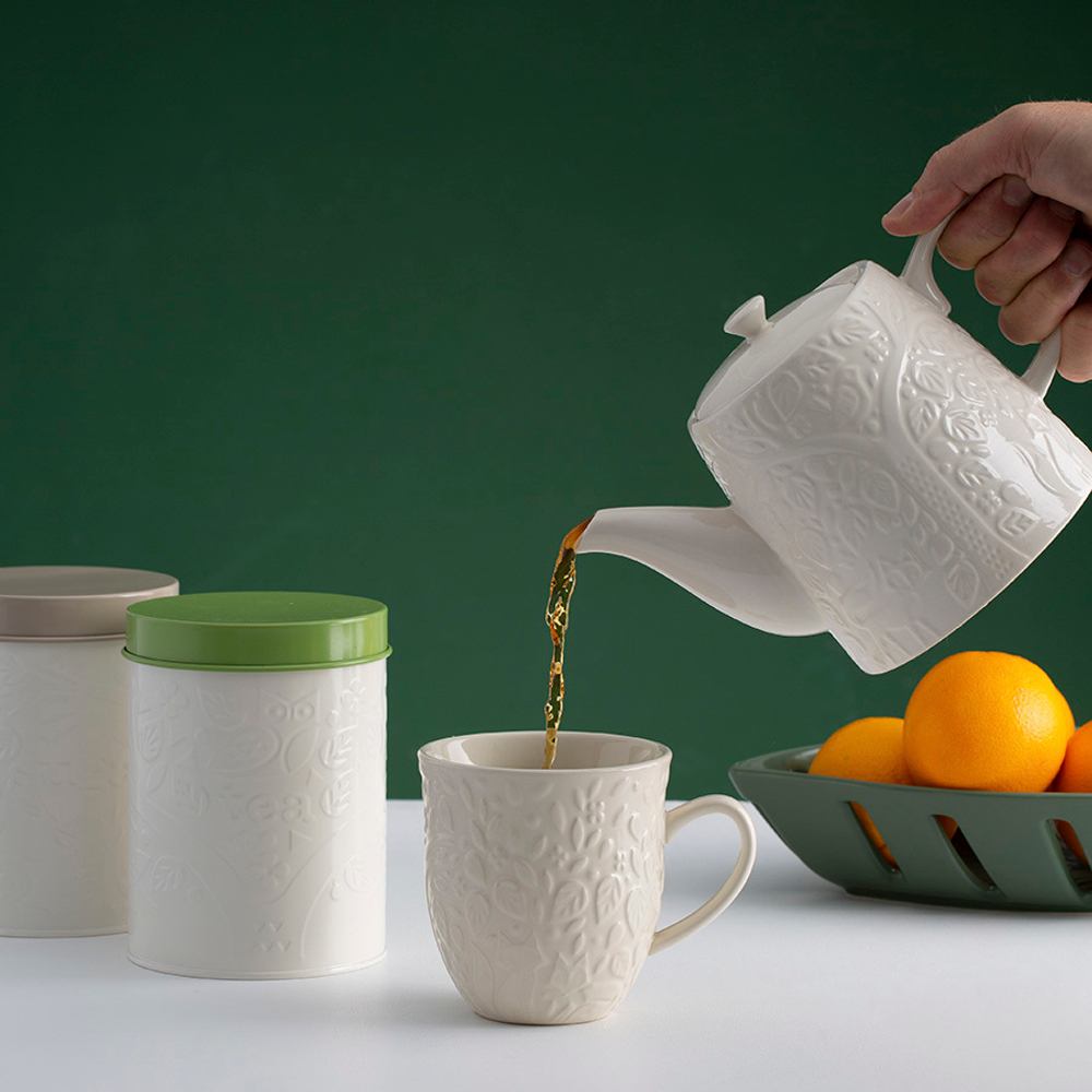 Емкость для хранения 3.3л Mason Cash In The Forest белая-серая