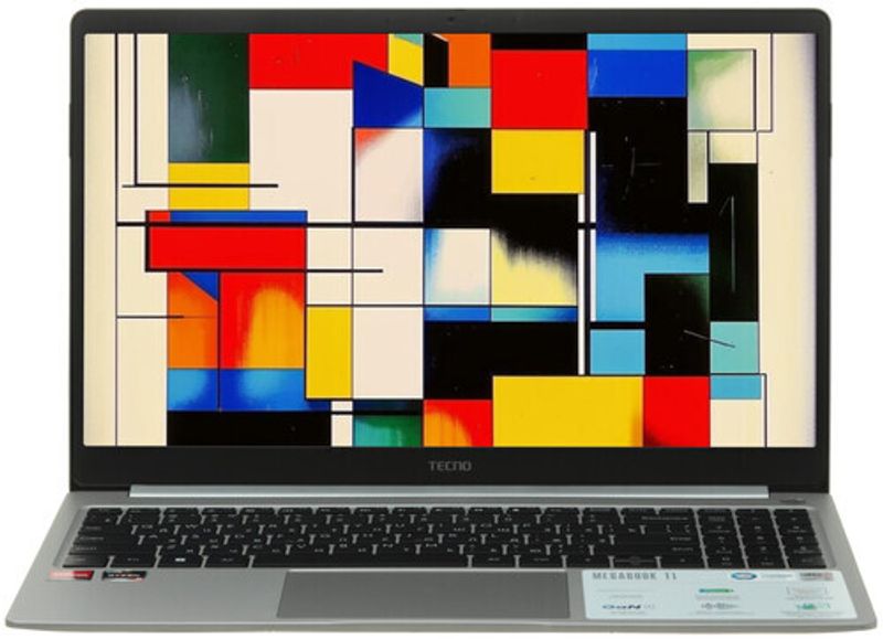 Ноутбук 15.6" TECNO AMD Ryzen 5 7430U 2.3 ГГц 16 ГБ LPDDR4 AMD Radeon Graphics Tecno Megabook T15DA