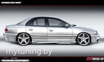 Накладки на пороги Opel Omega