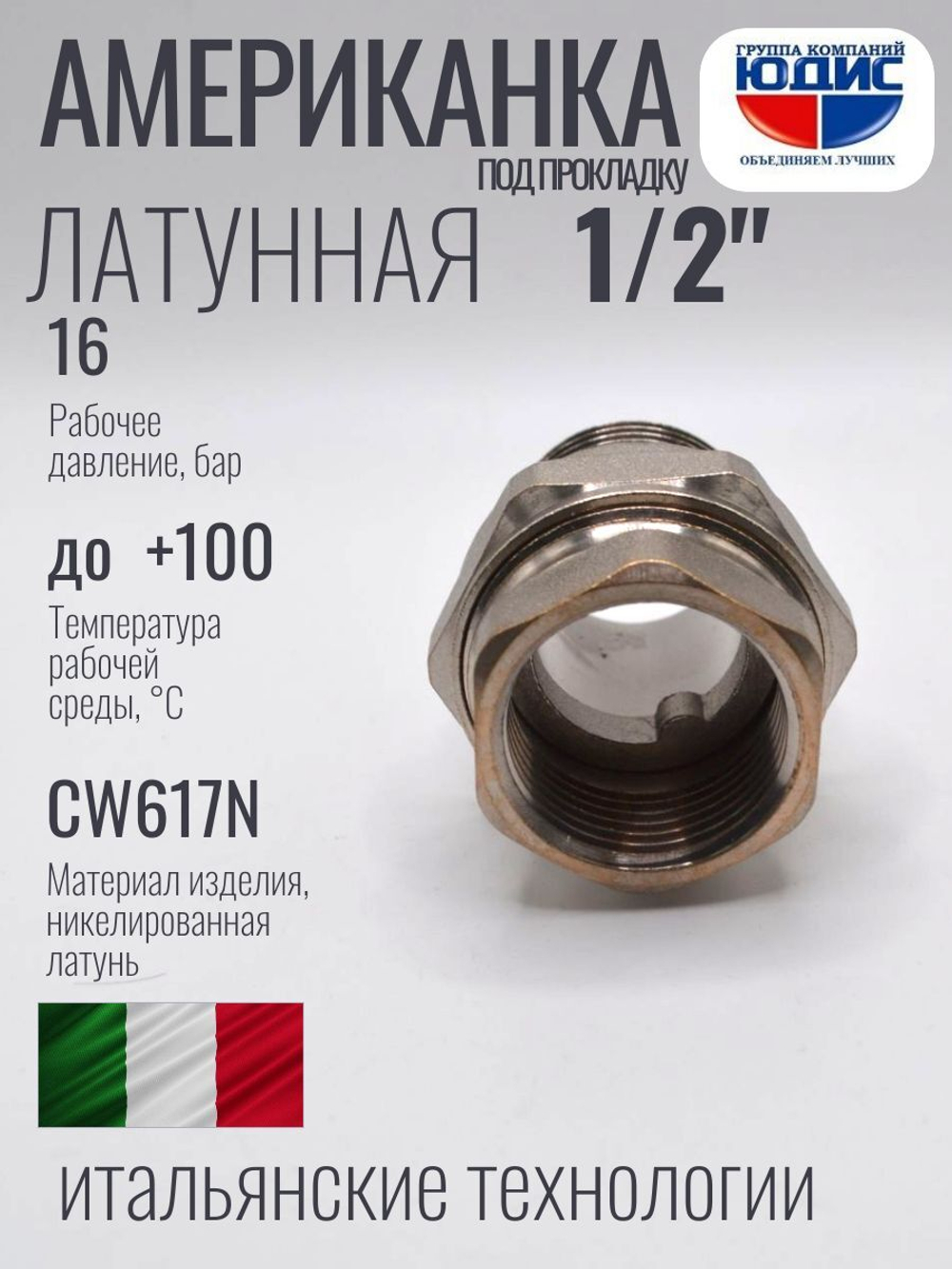 НИКЕЛЬ Амер. под ПРОК. 1/2 г.ш  ViEiR  (200/10шт)