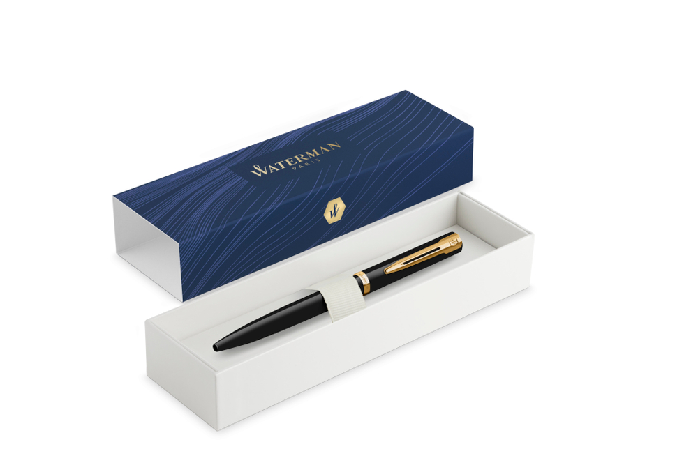 Waterman Impression Black GT ручка шариковая, 1,0мм, подарочная упаковка