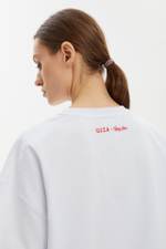 Футболка коллаб граффити (белый)