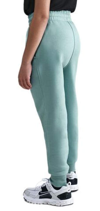 Брюки для девочки теннисные Nike Kids Sportswear Club Fleece High-Waisted Fitted - cannon/white