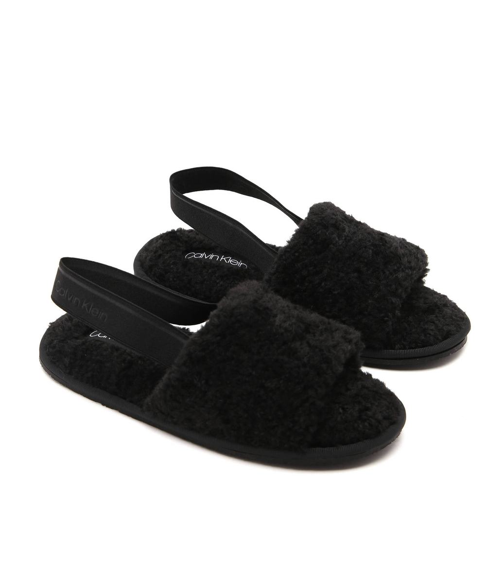Утепленная домашняя обувь Calvin Klein - черный(HW0HW00836)