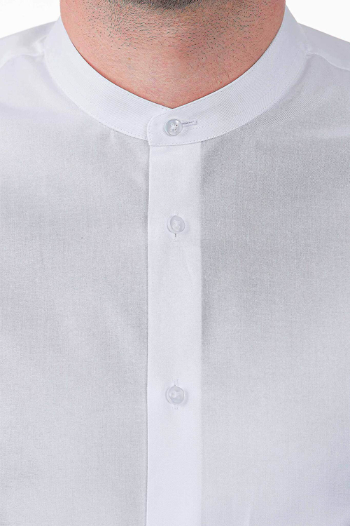 Сорочка мужская VESTER длинный рукав, цвет белый, хлопок/пэ 59514 17