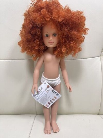 Уценка. Кукла для девочки виниловая 34см Лесли без одежды (1440W3)