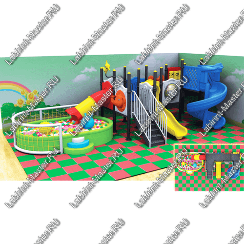 Детская игровая площадка «Оттенки радуги»