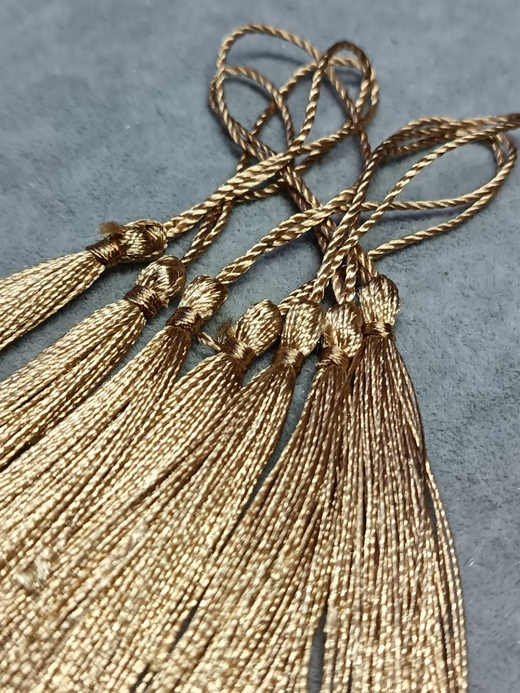 Кисть декоративная,L 8-8,5 см, т.бежевый