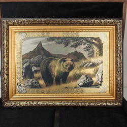 Гравюра "Медведь" (Златоуст)