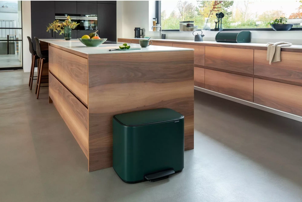 Brabantia - Контейнер для сортировки мусора Bo 11+23л Pine Green / артикул   304125  / GTIN 8710755304125
