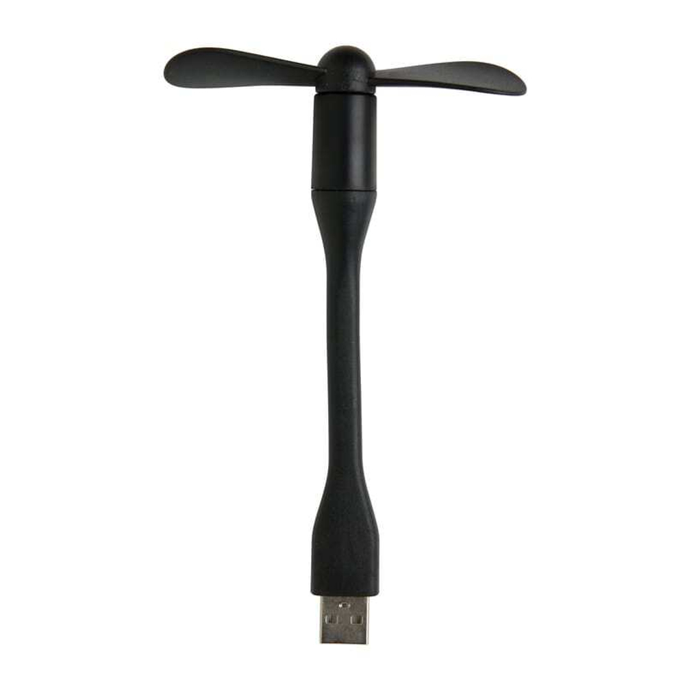 Гибкий USB-вентилятор (черный)